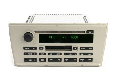 Receptor de radio casete de CD Lincoln LS 2003-2005 único OEM AM FM 4W4T-18C868-AB Foto 1 de 4