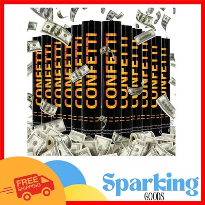 12 cañones de confeti ecológicos para cumpleaños y graduaciones Foto 1 de 4