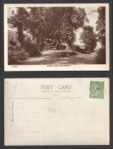 Tarjeta postal KGV Stourport 1917 cancelada en Areley Lane Worcestershire - Imagen 1 de 3