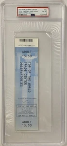 Boleto del Observatorio del World Trade Center sin usar + pieza firmada por Robert O'Neill - PSA - Imagen 1 de 5