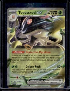 Toedscruel ex SV: Paldean Fates Pokémon #005/091 Doble Raro Casi Nuevo+ - Imagen 1 de 2