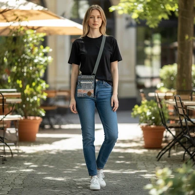 Bolsa tiracolo Dakine Jive bolsa de ombro bolsa Sunglow nova sem etiquetas viagem festival casual - Imagem 1 de 4