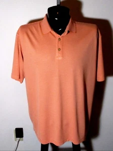 Men's JAMAICA JAXX Burnt Orange Model Blend Polo Shirt Size XL - Picture 1 of 6