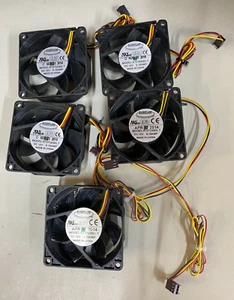 JOB LOT x5 EVERFLOW R127025DLT DC12V 0.15AMP 70mm x 25mm Fan 3-Pin 3-Wire - Picture 1 of 6