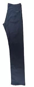 Burberry Mens Chino Trouser Pant BURBERRY BRIT StraightFit Cotton Dark Blue 31L - Picture 1 of 13