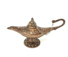 Cone - Charcoal - Oil Burner Brass Aladin Lamp (6'') Copper Finish