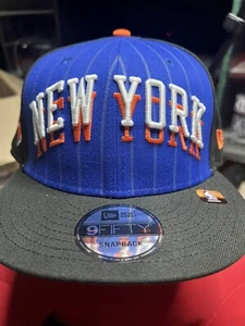 New York Knicks Hat Cap, NEW YORK Double Embroidery, New Era 9FIFTY, Snapback ๐ - Picture 1 of 5