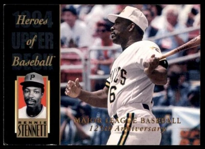 1994 Upper Deck All-Time Heroes #217 Rennie Stennett 125th Anniversary - Image 1 of 2