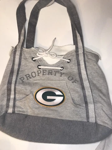 Green Bay Packers Hoodie Purse Handbag Womens Sports FootBall Cover