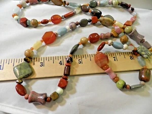 HSN Jay King Multi Edelstein Schatz ""Alles"" 48" Halskette N2908 - Bild 1 von 8