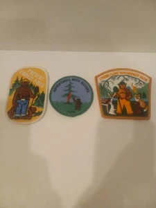 Smokey the Bear and Adventures in Nature set of Patches - lot of 3 - Bild 1 von 3