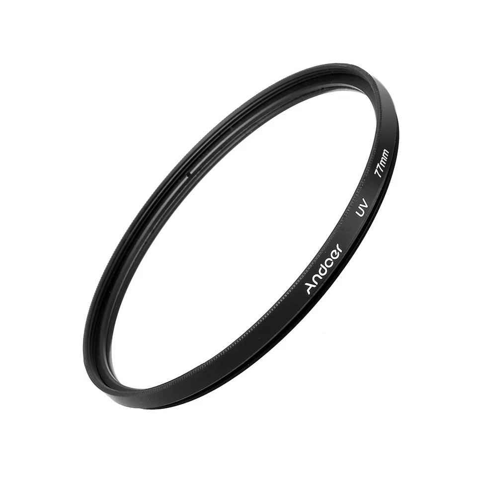  77mm  Ultra-Violet Filter Lens Protector Optical Glass for DSLR D2R1 - Image 1 of 4