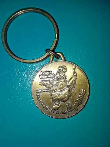Philadelphia Phillies Phanatic Mascot Keychain Key Ring SGA 70s Cover