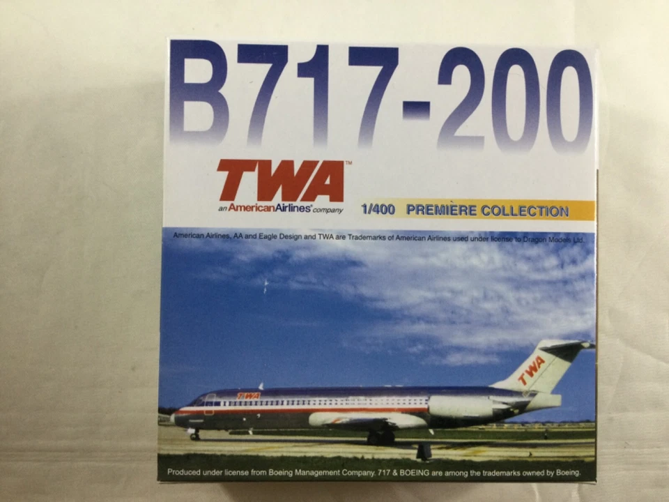 Литой авиалайнер Dragon Wings 55386 1:400 TWA Boeing 717-200 - Изображение 1 из 1