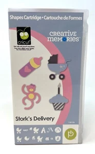 Cartucho Cricut Shapes - Stork's Delivery - Creative Memories álbum de recortes bebé - Imagen 1 de 12