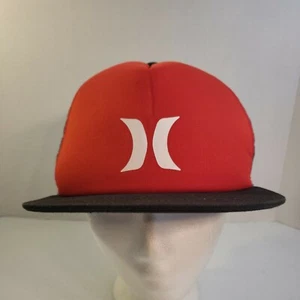 Hurley Snapback Meshback Trucker Red/Black/White Hat - Picture 1 of 11