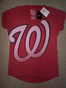 ($32) Camiseta Nike Washington Nationals mlb Adulto MUJER/MUJER (L-GRANDE) - Imagen 1 de 2
