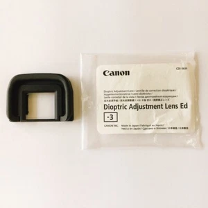 Canon -3.0 Dioptric Adjustment Eyepiece Lens Ed for EOS 3, 5, 33, 30, 50e,55 - Picture 1 of 9
