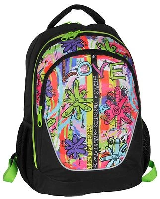 Rucksack  bunt   Schulrucksack  BDC 367 - Bild 1 von 3