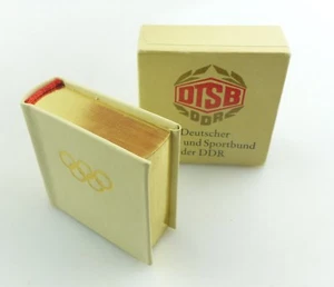 e9322 Minilibro numerado DTSB con talla oro completo Juegos Olímpicos RDA - Imagen 1 de 12