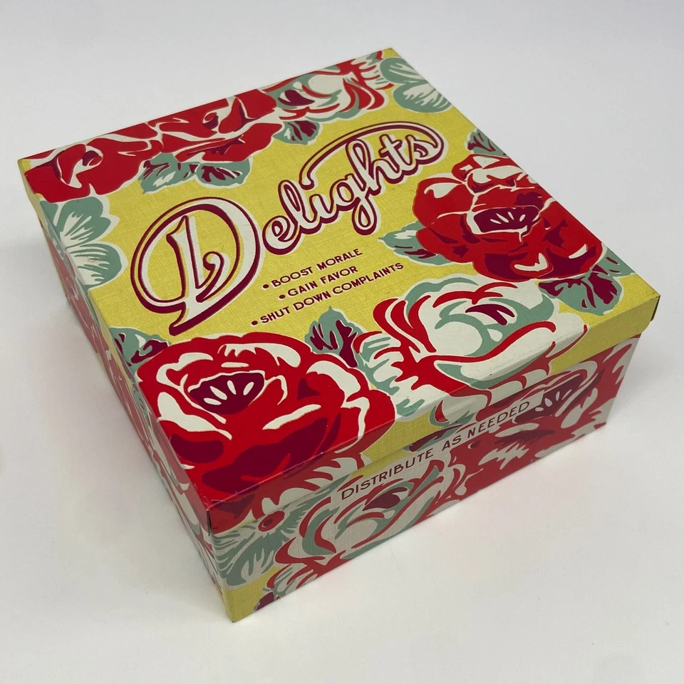 Mini lata de cigarro de metal coleccionable Blue Q 2013 "Delights" - retirada Foto 1 de 4