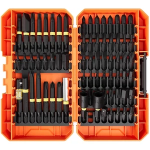 Juego Puntas Para Atornillador Impacto 1/4" Adaptador Llave Vaso Reparacion 72PC - Imagen 1 de 10
