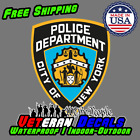 NYPD Police Vinyl Sticker Car Truck Window Decal New York Police Department