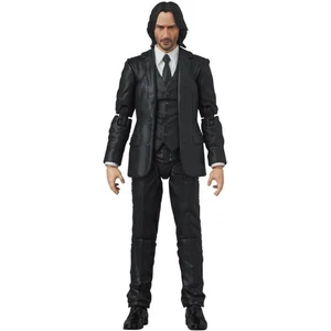 Modellino action figure Medicom MAFEX John Wick 4 Keanu Reeves in magazzino NUOVO - Foto 1 di 6