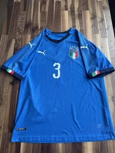 Italien Chiellini Trikot WM 2018 Fußball Soccer Home Herren Shirt Größe L - Bild 1 von 9