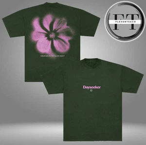 Camiseta unisex Dreamseeker Bosque Verde Flor Desteñida Dos Caras - Imagen 1 de 3