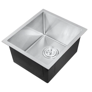 Nano Handmade Stainless Steel 15 in. Single Bowl Undermount Kitchen Sink with - Picture 1 of 7