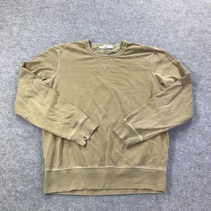 Outerknown Sweater Mens Medium Crewneck Pullover Distressed Cuff Fair Trade - Picture 1 of 11