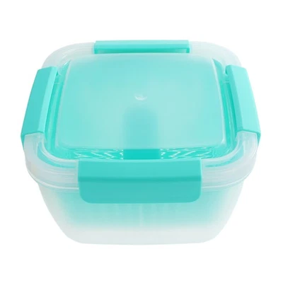  Abtropfen Sie frische Kisten Kühlschrank Frische Aufbewahrungsboxen Salat - Bild 1 von 4