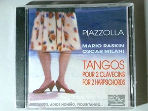 Piazzolla Tangos CD 1989 Duo Raskin Milani Harpsichords Classical - Picture 1 of 2