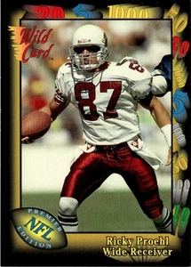 1991 Wild Card Ricky Proehl Phoenix Cardinals #79 - Picture 1 of 2