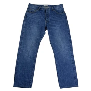 Taylor Stitch Selvedge Denim Democratic Jeans Herren 35x29 Mid Wash Button Fly - Bild 1 von 9