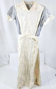 Vtg 1945 Marvin Neitzel Sanforized Nurse Uniform Signed retirement Gift - Picture 1 of 12