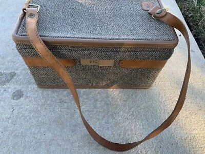 Estuche de tren cosmético Hartmann de colección para equipaje tweed Foto 1 de 4