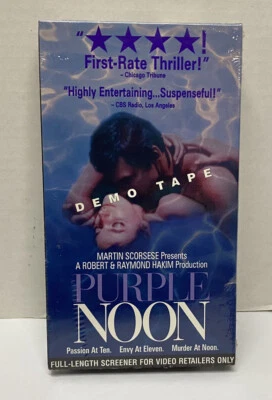 Purple Moon VHS Promo Screener French w/ English Subs SCORSESE NEW SEALED - Image 1 of 4