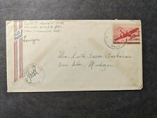 USS LST-627 Naval Cover 1945 Censored WWII Sailor's Mail OKINAWA