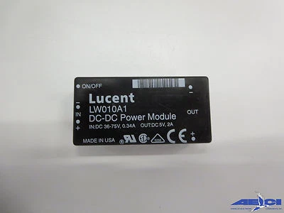 LUCENT LW010A1 DC-DC POWER MODULE  IN:DC 36-75V .34A  OUT:DC 5V 2A - LOT OF 5 - Image 1 of 3