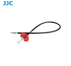 JJC TCR-40R Red/ Black 40cm Premier Threaded Mechanical Cable Release - Picture 1 of 8