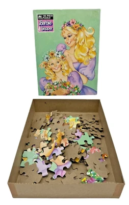 Vintage Golden Barbie & Skipper 100-Piece Jigsaw Puzzle 1980s Collectibles - Image 1 of 4