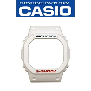 CASIO G-SHOCK Watch Band Bezel Shell DW-5600TB-4A Rubber Cover White - Picture 1 of 7
