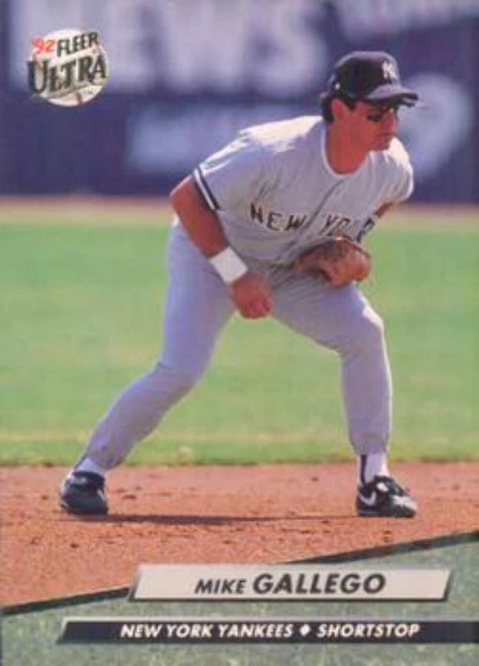 #406 Mike Gallego - New York Yankees - 1992 Ultra Baseball - Image 1 of 1