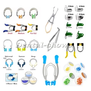 Dental Matrix Bands Ring Sectional Matrice Clamp Fit Garrison Palodent V3 System - Imagen 1 de 150