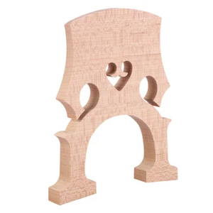 Maple Wood Cello Bridge Replacement Parts Instrument Accessory For 1/2 Cello ECM - Picture 1 of 9