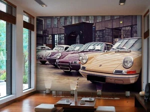 3D Parking Lot Car G1684 Transport Wallpaper Mural Self-adhesive Removable Honey - Picture 1 of 7