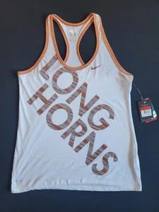 Nike Dri-Fit Women’s NCAA Texas Longhorns Athletic Racerback Tank Size Large - Picture 1 of 7