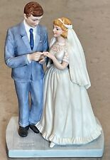 1981 Norman Rockwell The American Family Series Bride and Groom Figurine